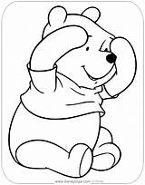 Pooh Winnie Disneyclips Boo sketch template