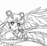 Coloring Princess Serenity Pages Print sketch template