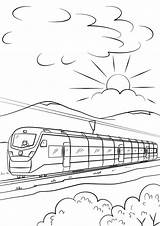 Coloring Intercity Getdrawings Pacific Union Pages sketch template