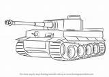 Tanques Drawingtutorials101 Panzer Tutoriales sketch template