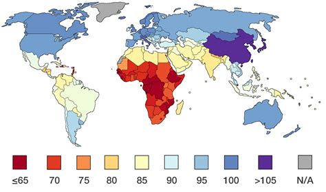 Average National Iqs According To Iq And Global Inequality