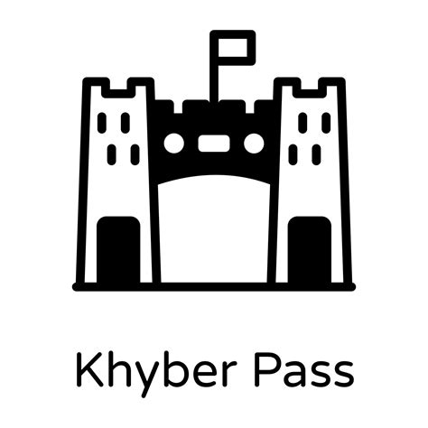 khyber pass  landmark  vector art  vecteezy