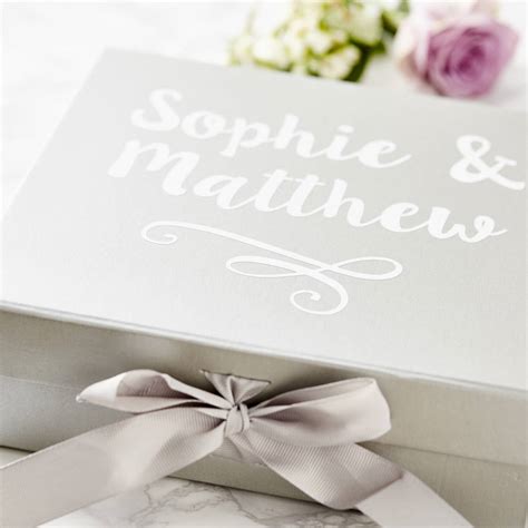 couple s personalised keepsake box by sophia victoria joy