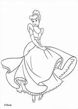 Cinderella Coloring Dancing Pages Color Print Princess Disney Hellokids Cendrillon Printable Kids Drawings sketch template