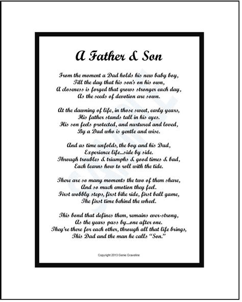 father poems  daughter son poems father son gifts poems