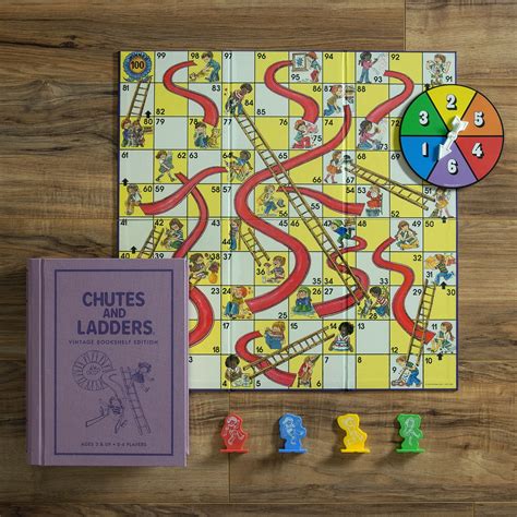 winning solutions chutes ladders vintage bookshelf edition board game