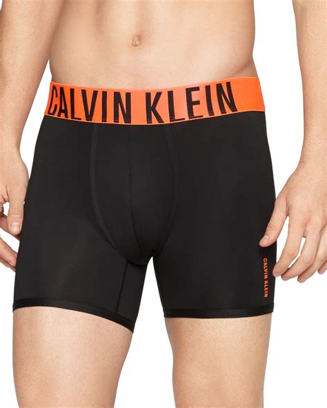 Calvin Klein Intense Power Micro Boxer Briefs In Orange For Men Lyst