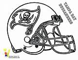 Coloring Football Pages Nfl Bay Helmet Tampa Helmets Buccaneers Printable College Packers Green Drawing Cowboys Dallas Boys Kids Book Player sketch template