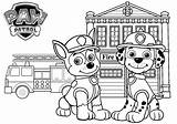 Paw Coloring Patrol Fire Printable Station Tsgos Department sketch template