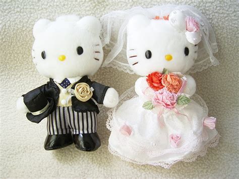 Sanrio X Ntt Japan Hello Kitty Daniel Wedding Plush Doll S