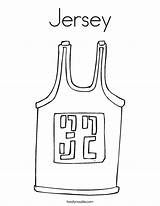 Coloring Jersey Pages Basketball Angeles Los Color Drawing Baseball Printable Getdrawings Print Outline Getcolorings Twistynoodle sketch template