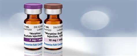 morphine sulfate injection usp fresenius kabi canada