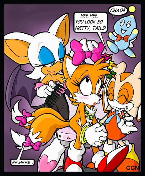 tails dress up time by ccn sally acorn on deviantart