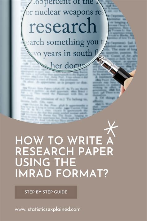 write  research paper   imrad format artofit