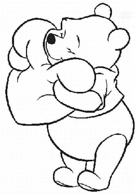 coloring pages disney winnie  pooh baby coloring pictures