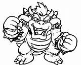 Bowser Coloring Pages Educativeprintable Online Printable Kids Source Jr Search Find Collection sketch template