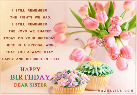 sister birthday quotes for facebook quotesgram