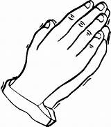 Hands Praying Coloring Pages Kids Hand Prayer Printable Colouring Drawing Children Clipart Template Sheets Color Pray Open Symbols Cliparts Tutorial sketch template