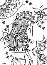 Kleurplaten Volwassenen Meisjes Tiener Volwassen Meiden Herfst Mandalas Hippie Downloaden Gratis Uitprinten Hippy Creachick Zentangles Páginas Bloemen Sencillos Dibujo Imprimibles sketch template