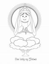 Fatima Coloring Lady Pages Life Sacred Ones Enjoy Getdrawings Cute Little Printable Getcolorings sketch template