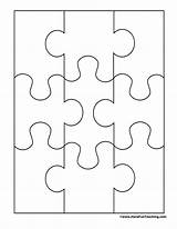 Puzzle Piece Template Create Own Pieces Havefunteaching Blank Crafts sketch template