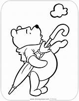 Winnie Pooh Coloring Pages Summer Spring Disneyclips Disney Rain Printable Choose Board Pdf sketch template