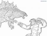Godzilla Peleando Wonder sketch template