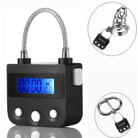 New Electronic Lock Handcuff Ankle Collar Bird Cage Chastity Device