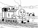 Thomas Pages Train Coloring Colouring Printable Tank Engine Library Clip sketch template