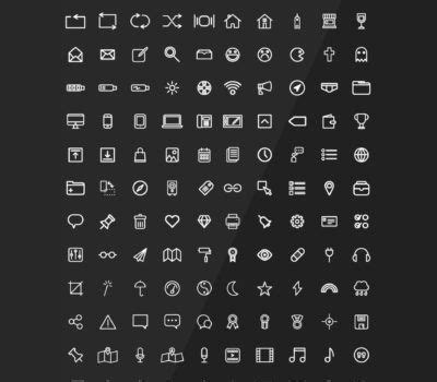 app web outline icons set psd  downloadthis icon set psd perfect    designing