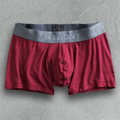 marc anthony burgundy trunks underwear sz small 1 pair