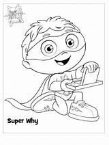 Super Why Coloring Pages Printable Color Party Readers Dibujos Drawing Kids Sheets Para Colorear Print Birthday Joker Presto Princess Getcolorings sketch template