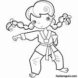 Karate Taekwondo Martial Coloriage Judo Fillette Personnages Colorier Sheets Bogg Krav Maga Karaté Marciales Mandalas Coloriages Colorare Paginas Marisa Straccia sketch template