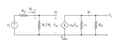 small signal analysis  common source cs mosfet amplifier  small signal analysis