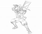Tekken Yoshimitsu Tag Coloring Pages Character Tournament sketch template