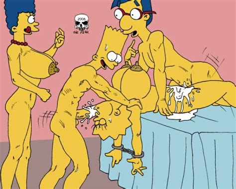 168856 Bart Simpson Lisa Simpson Marge Simpson Milhouse