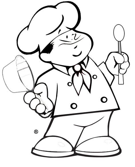 chefs coloring pages  kids