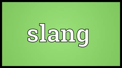 slang meaning youtube