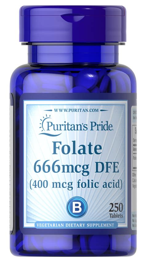 folic acid  mcg  tablets womens vitamins supplements puritans pride