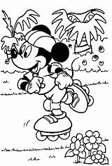 Mickey Mouse Coloring Pages Disney sketch template