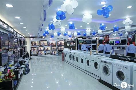 electronic store  india planmywork shop interior design home appliance store store