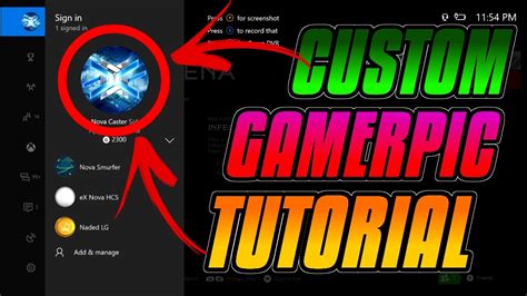 updated custom gamerpic tutorial  xbox  youtube