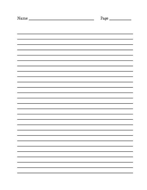 printable writing paper  border floss papers elementary lined