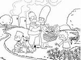 Simpsons Simpson Coloriage Colorir Dessin Caravan Imprimer Os Comunidad Coloriages Iluminar Familia Piquenique Bart Scaricare Colora Cinque Colorier Designlooter Colo sketch template