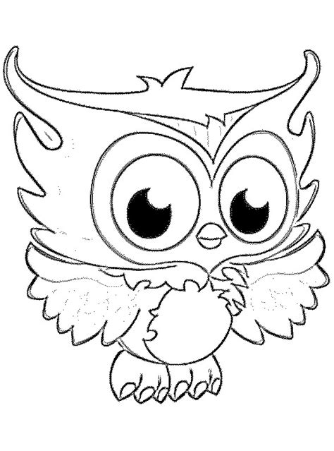 cute baby owl coloring pages home family style  art ideas