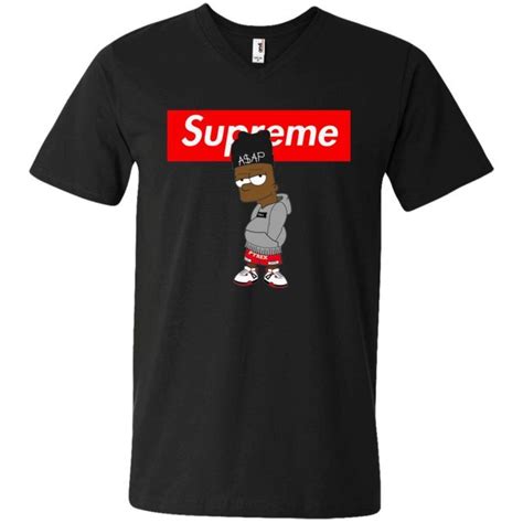 Supreme Bart Simpson Asap Rocky T Shirt Shop Freeship Us