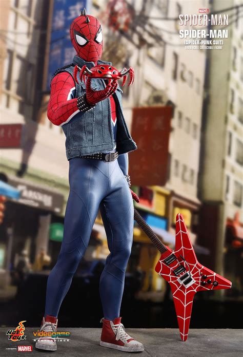 Action Figure Homem Aranha Spider Punk Suit Marvel S