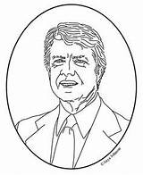 Jimmy Carter Clip Bush George Cordial Coloring Pages President Presidents Quilts Zip Getdrawings Drawing Caption Royalty sketch template