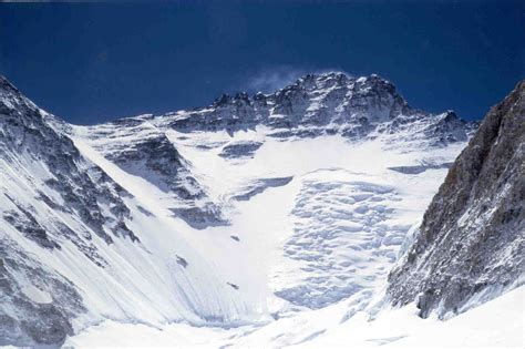 tallest mountains mount everest lhotse west face overview  world  details