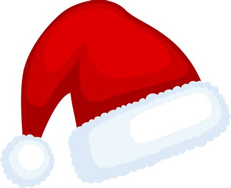 santa claus hat isolated illustration  png